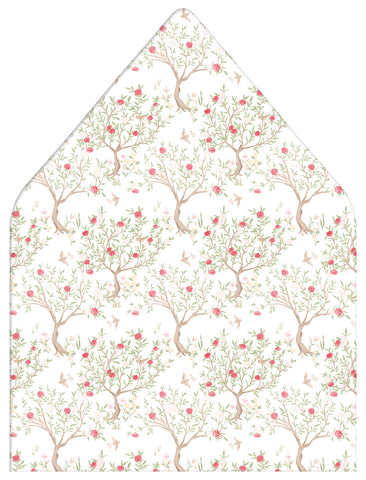 Holiday Chinoiserie Holiday Photo Card Envelope Liner Add-On