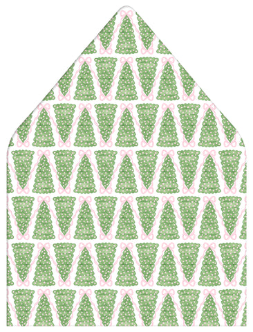 Oh, Christmas Tree Holiday Photo Card Envelope Liner Add-On