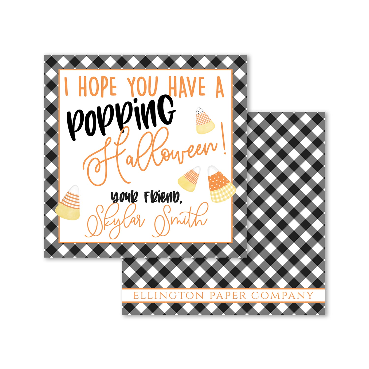 Popping Halloween Enclosure Cards and Stickers