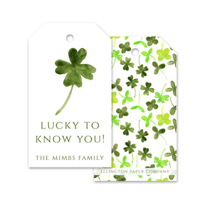 Lucky Clovers Gift Tags