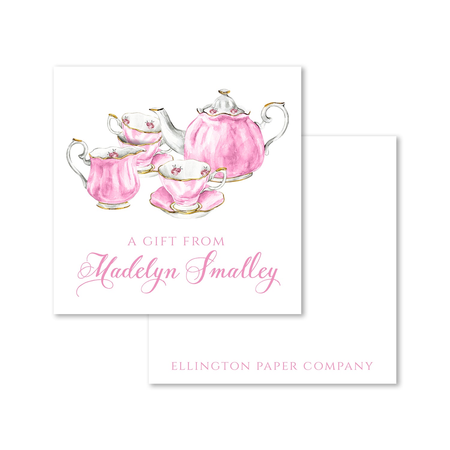 Tea Party Enclosure Cards and Stickers