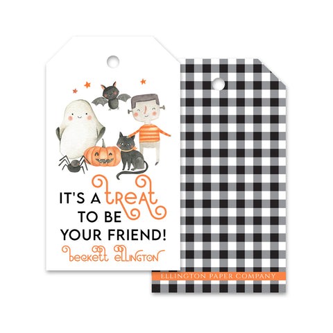 "It's A Treat" Halloween Gift Tags